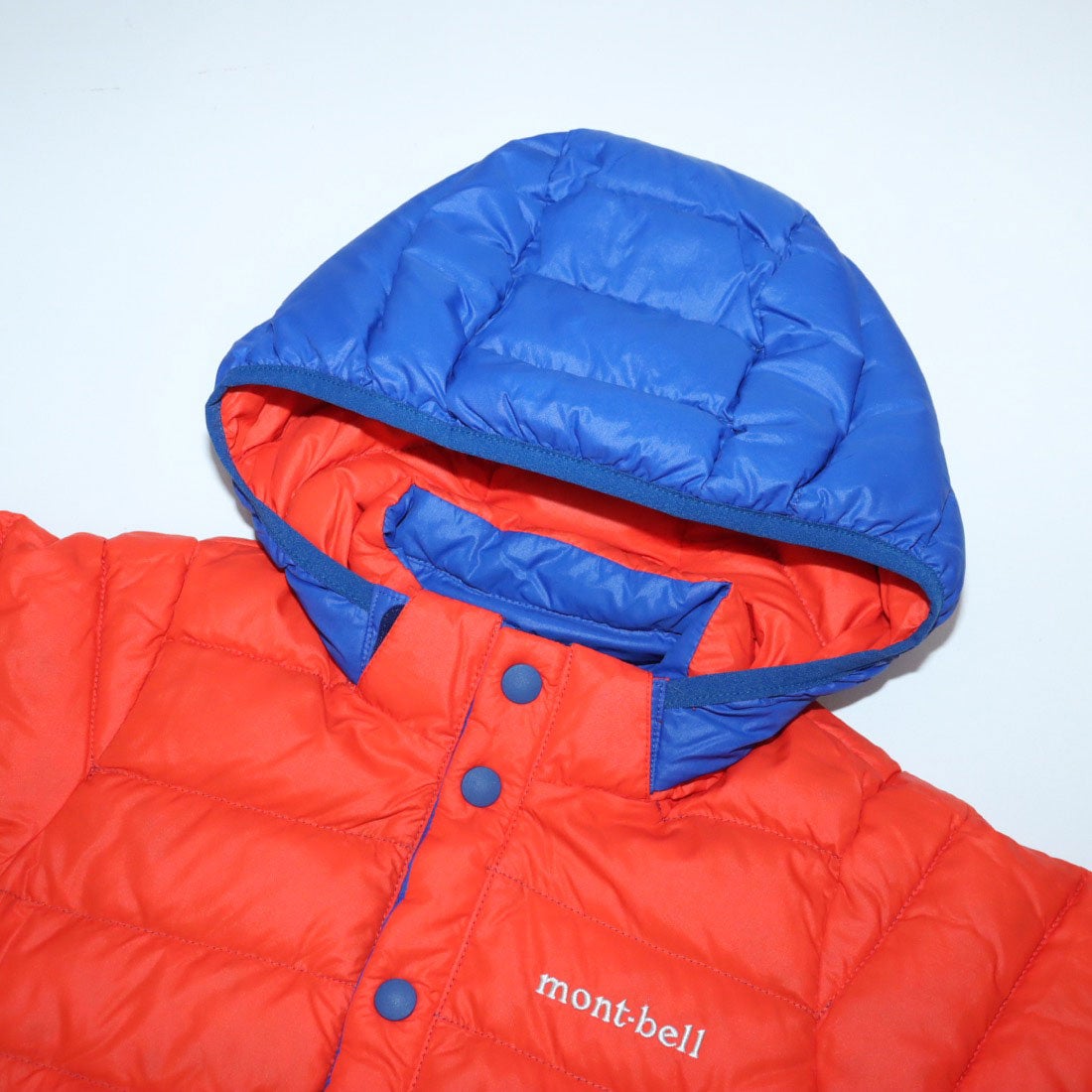 モンベル mont-bell ネージュダウン パーカ Baby's （ブルー