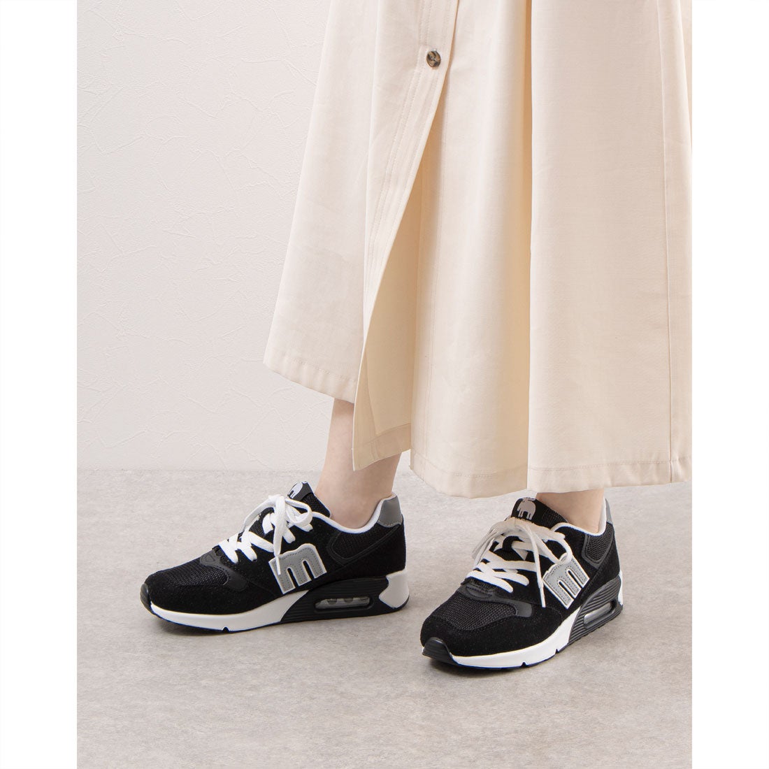 モズ moz レディース スニーカー エアースニーカー 厚底スニーカー moz