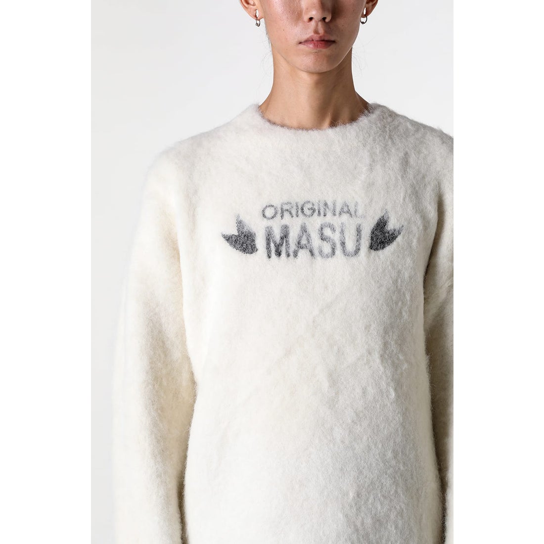 MASU Original Masu Brushed Sweater WHITE _ FASCINATE Osaka Japan