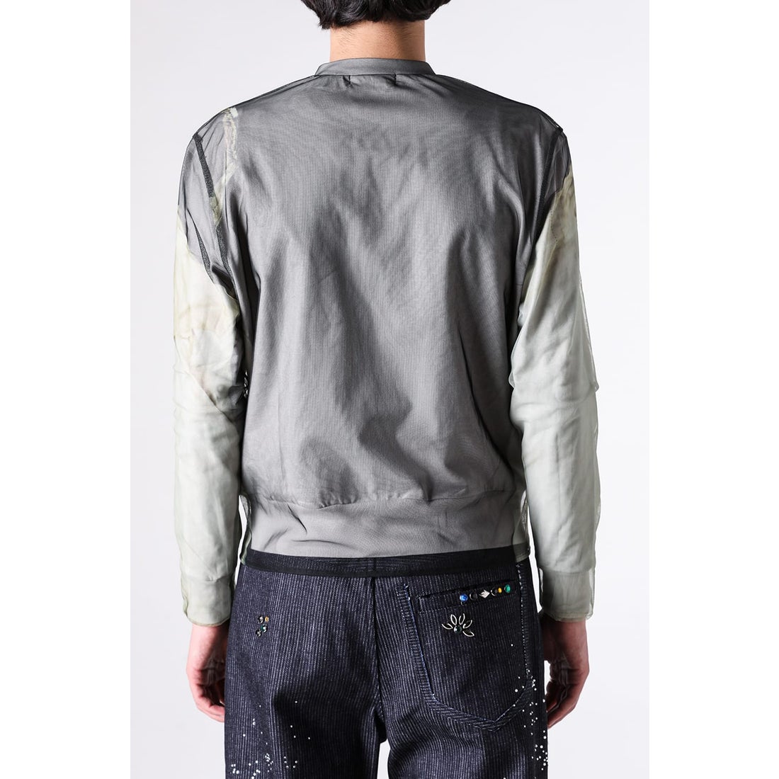 MASU BLURRED ANGEL CARDIGAN （WHITE） - Osaka / Kyoto, Ship