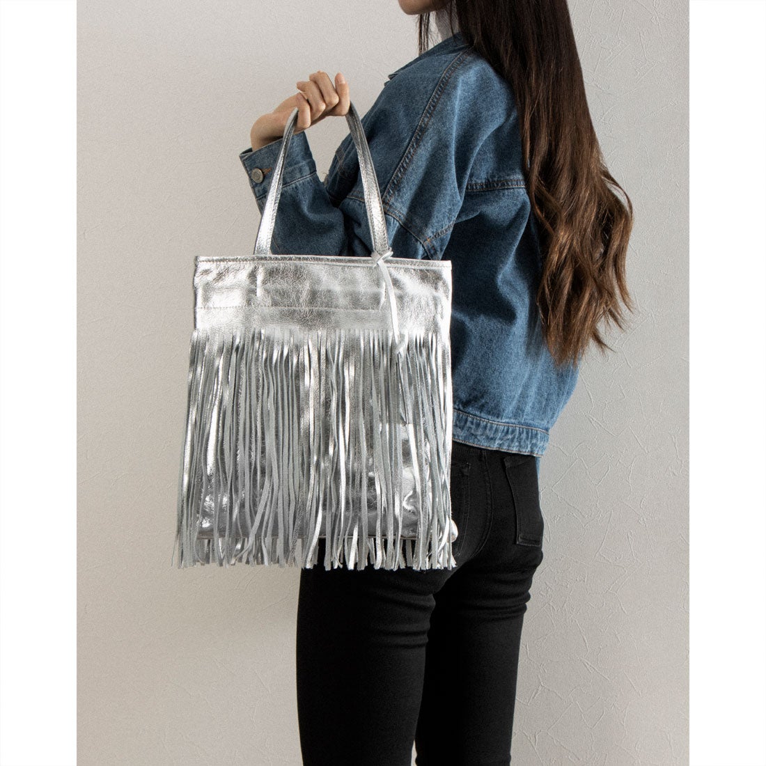 マルコ マージ MARCO MASI トートバッグ （Silver） -靴＆ファッション