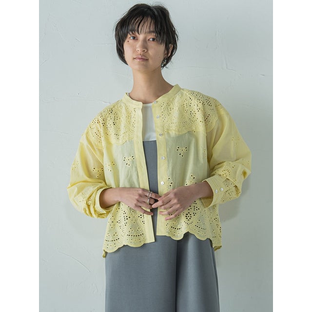 アニュアンス anuans 【26SS】スタンダードシャツ （YELLOW