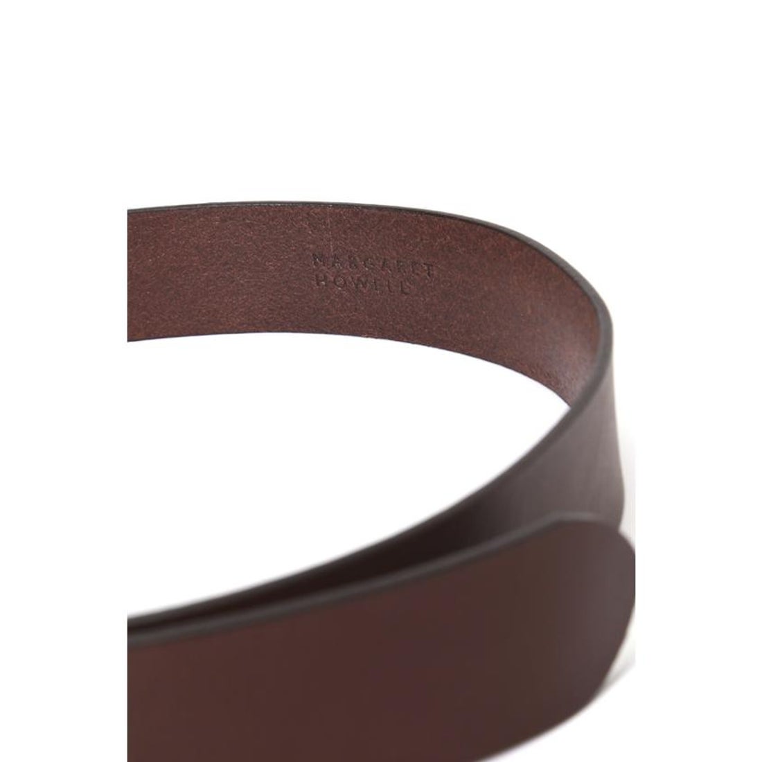 マーガレット・ハウエル MARGARET HOWELL WIDE LEATHER BELT （BLACK