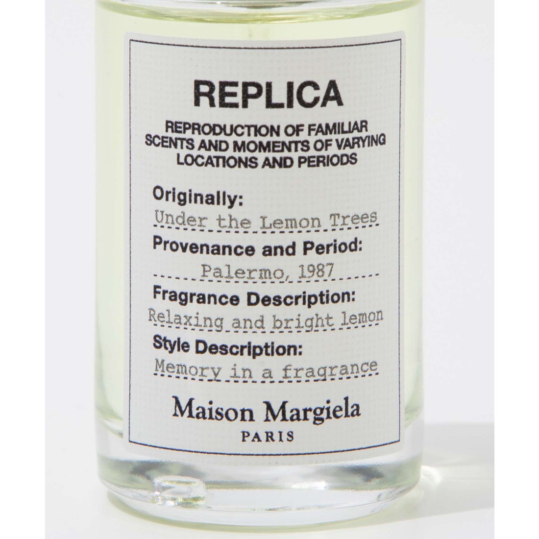 メゾン マルジェラ MAISON MARGIELA REPLICA アンダー ザ レモンツリー