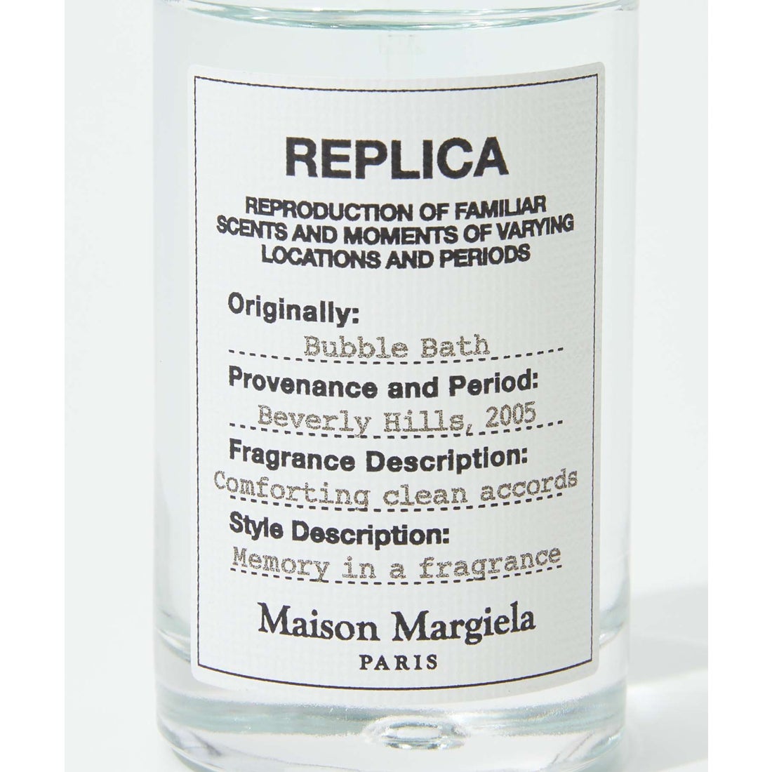 メゾン マルジェラ MAISON MARGIELA レプリカ Bubble Bath EDT 30ml