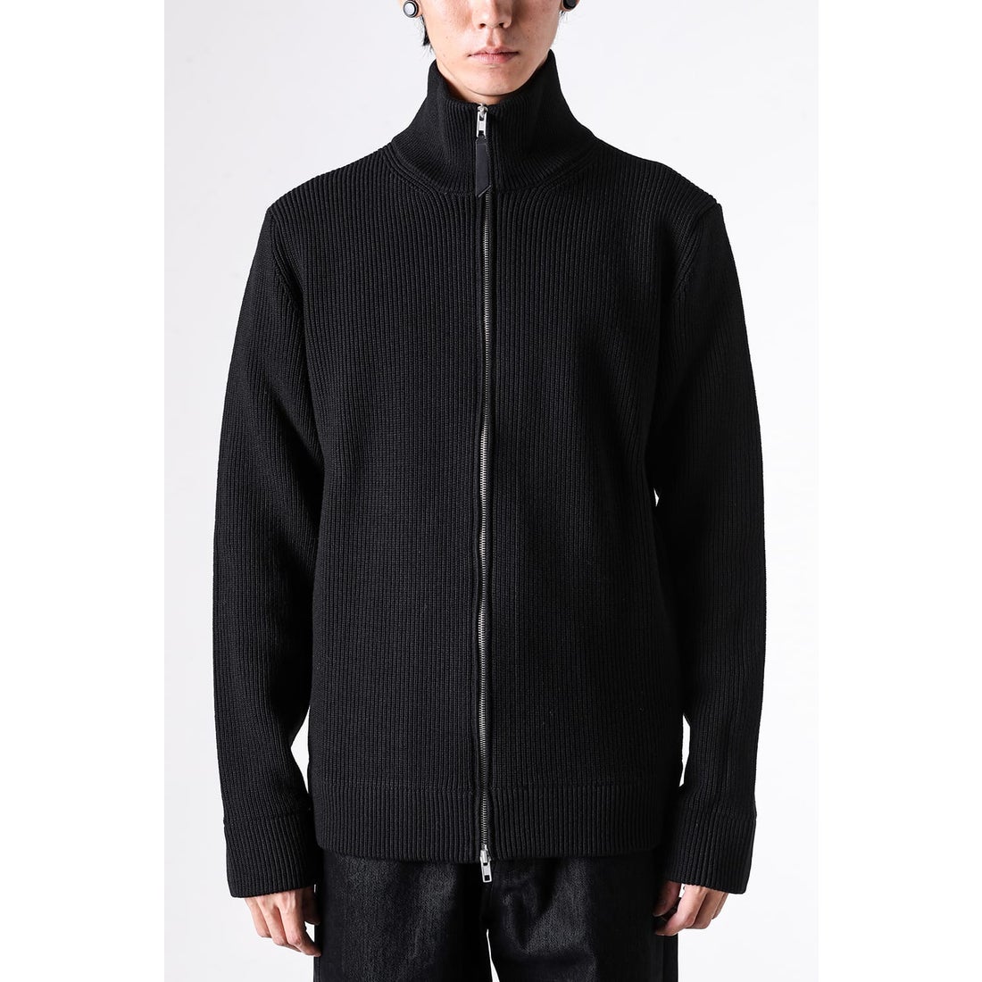 メゾン マルジェラ MAISON MARGIELA Driver's Zip Up Knit （Black