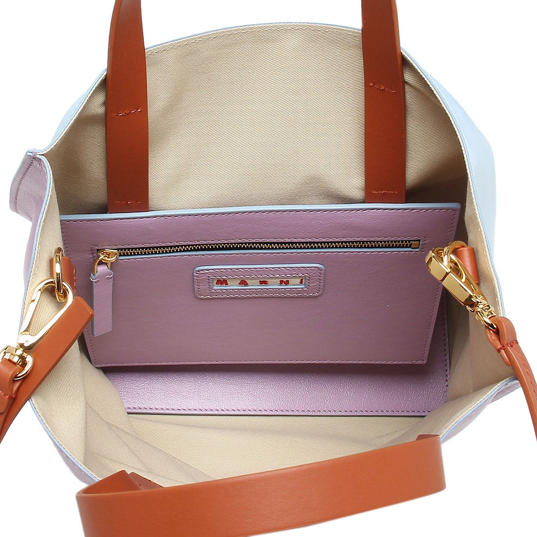 マルニ MARNI トートバッグ ショルダーバッグ ミュゼオ 2WAY ブルー