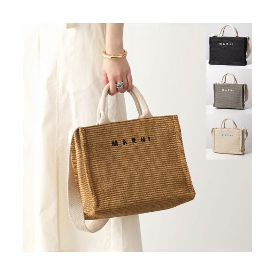 マルニ MARNI MARNI かごバッグ SMALL TOTE SHMP0077U0 P3860 （Z0R42