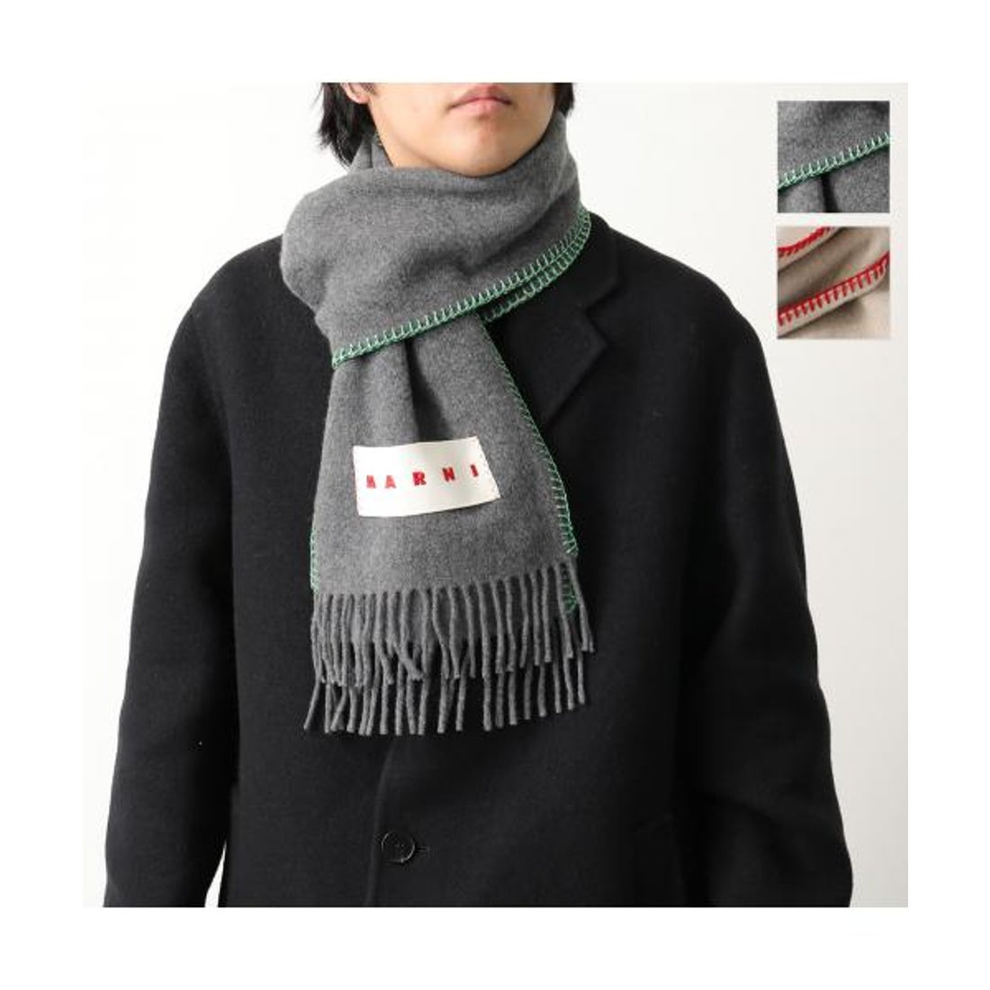 マルニ MARNI MARNI マフラー SCZC0068Y0 UAW031 ロゴ （00W60/NOMAD