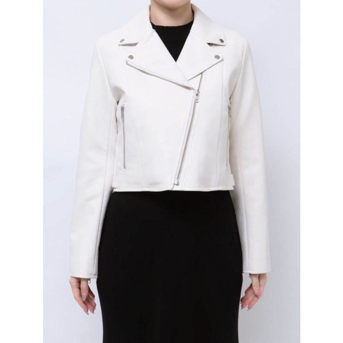 マーキュリーデュオ MERCURYDUO フェイクレザーコンパクトライダース