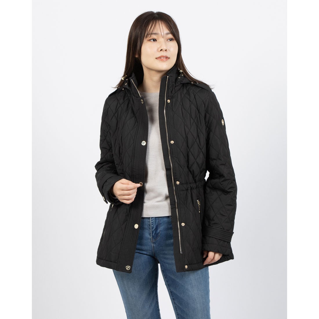 MICHAEL KORS マイケルコース QUILTED HOODED JACKET キルティング
