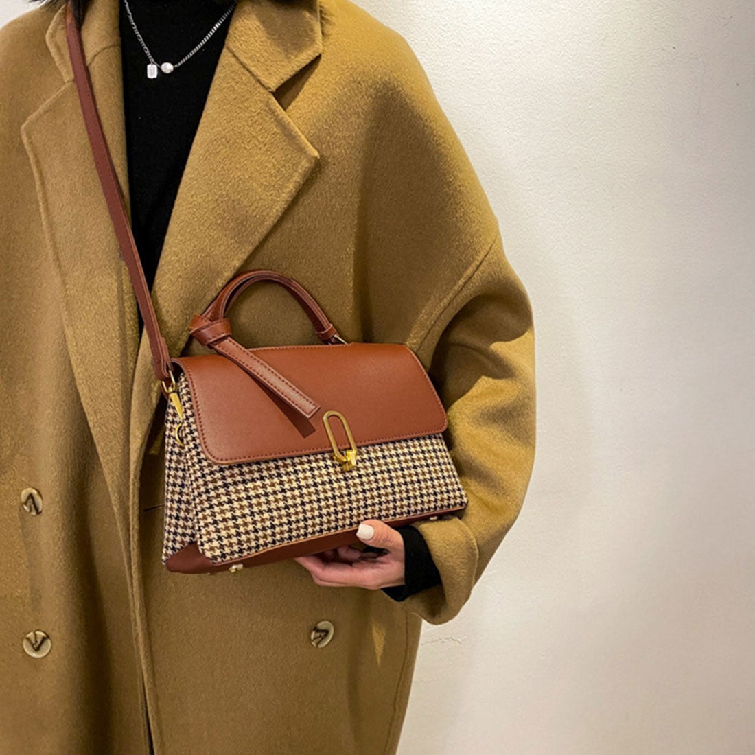 miniministore ショルダーバッグ 千鳥格子 レディース -ファッション