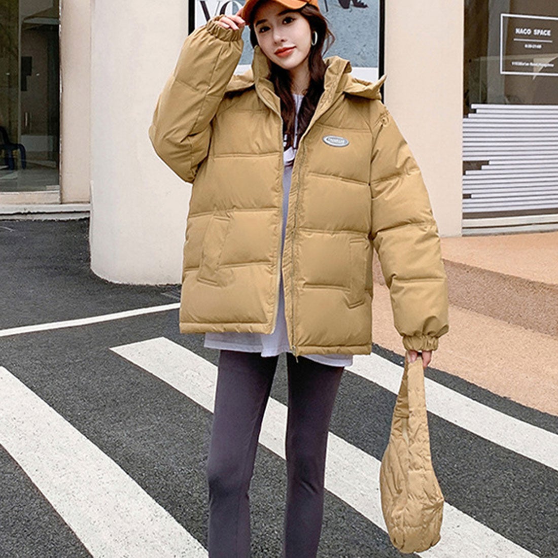 miniministore エコダウンジャケットフード付き ブルゾン