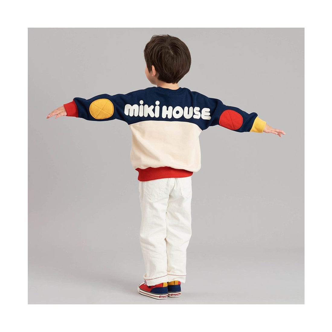 ミキハウス MIKI HOUSE 【ミキハウス】 バックロゴトレーナー（大人用