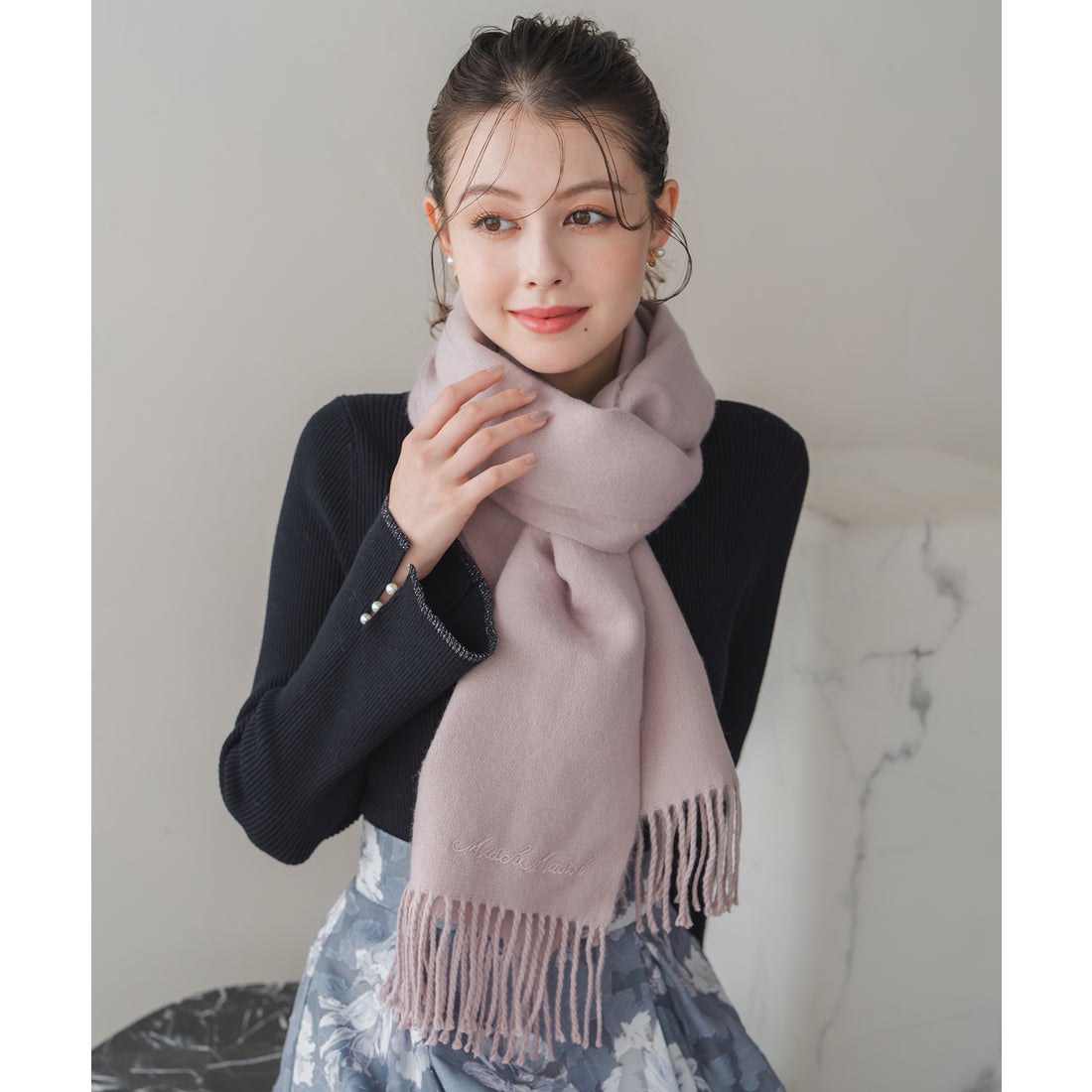 ミッシュマッシュ MISCH MASCH 【2023秋冬新作】マフラー/MM338701