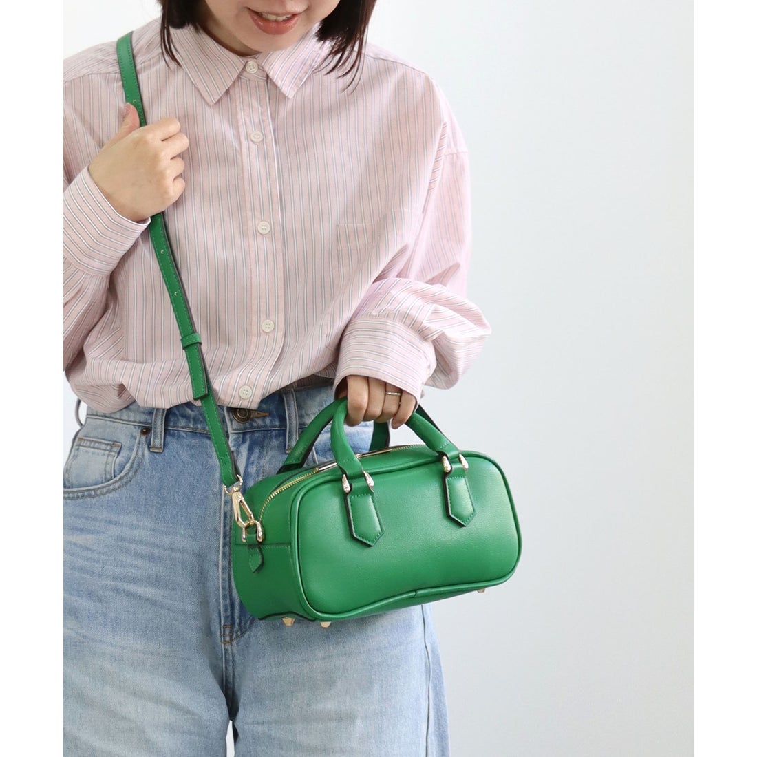 ミアン MIAN 【2way/シーズンレス/コンパクト】スクエアミニボストン