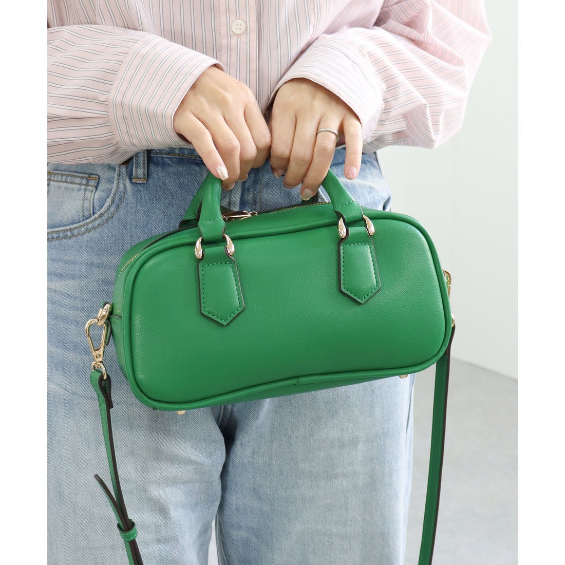 ミアン MIAN 【2way/シーズンレス/コンパクト】スクエアミニボストン