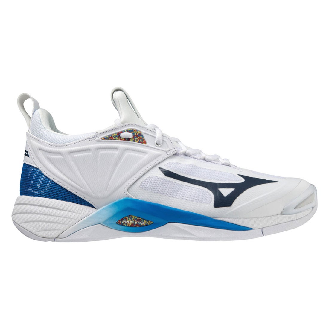 MIZUNO ミズノ WAVE MOMENTUM 2 （ホワイト×ブルー） V1GA2112 00