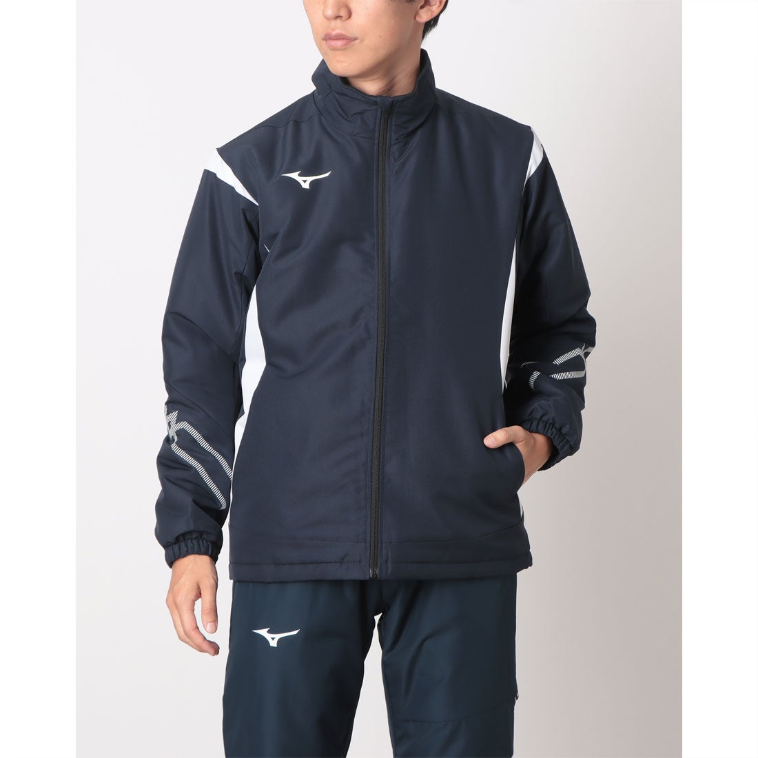 ミズノ MIZUNO メンズ 中綿ジャケット MCライン ブレスサーモ中綿