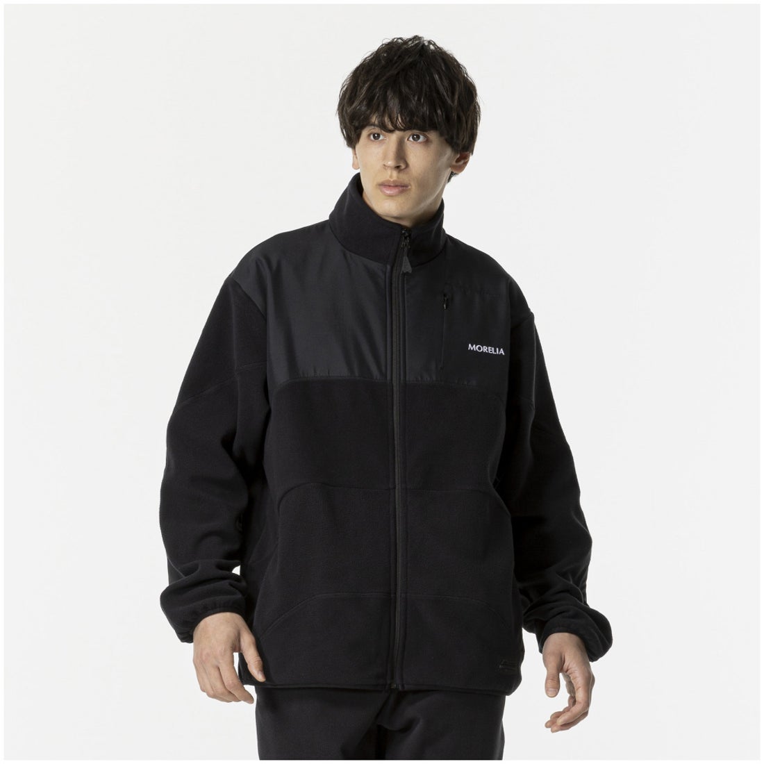 MIZUNO ミズノ MORELIA フリースジャケット(ブラック) P2MCB55509