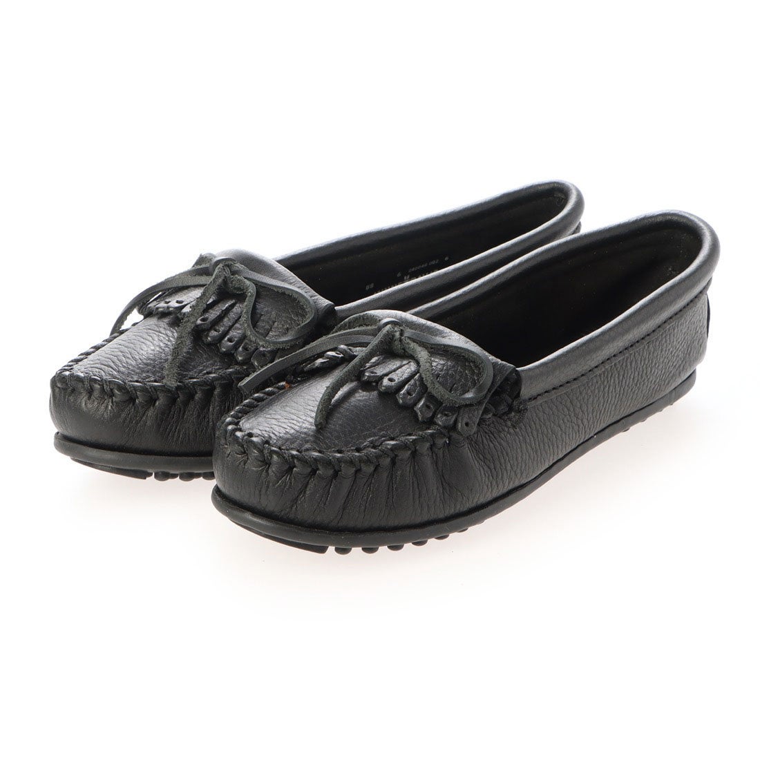 ミネトンカ MINNETONKA モカシン キルティ deerskin-kilty-69 （BLACK