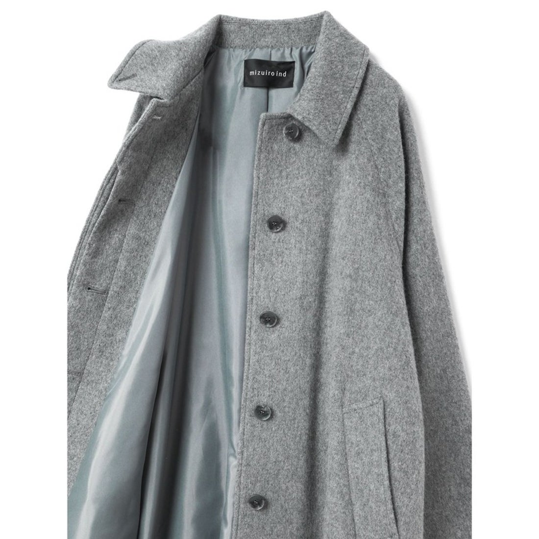 ミズイロインド mizuiro ind mizuiro ind ウールブレンド バルマカーン
