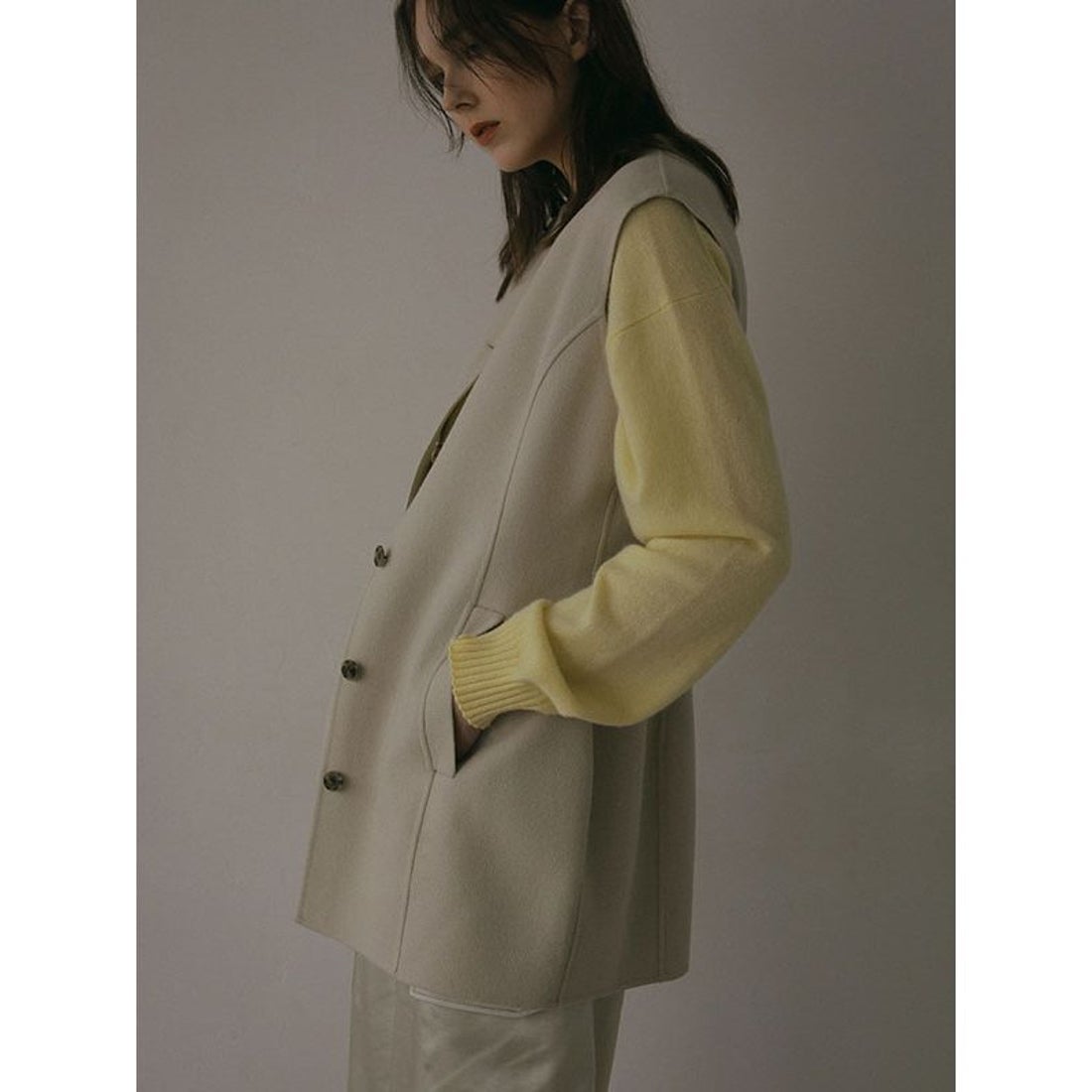 エトレトウキョウ ETRE' TOKYO 2ピースリバージャケット （NAVY