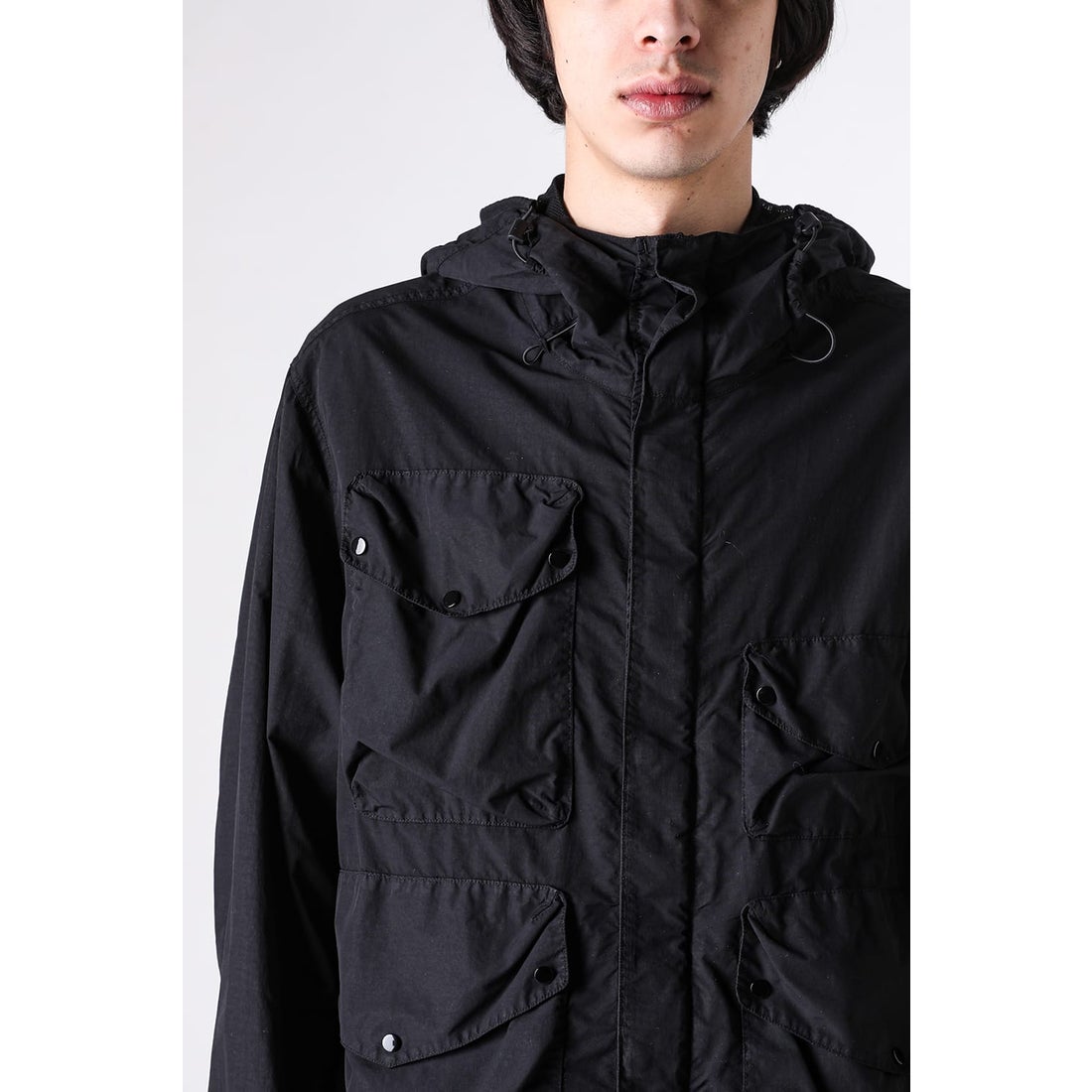 シーピーカンパニー C.P. COMPANY Flatt Nylon Goggle Jacket （Black