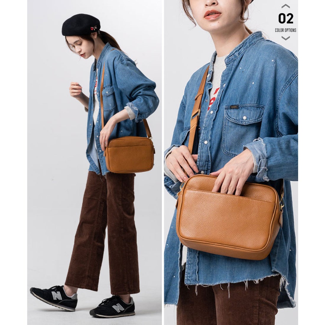 MURA ショルダーバッグ レザー レディース ミニショルダー 牛本革 革