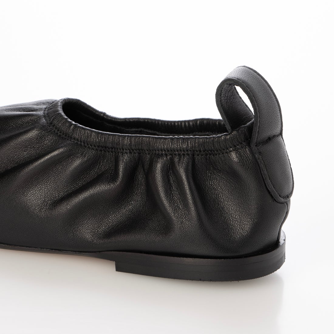 ジェイヴィエーエム JVAM シャーリングフラットシューズ （ブラック