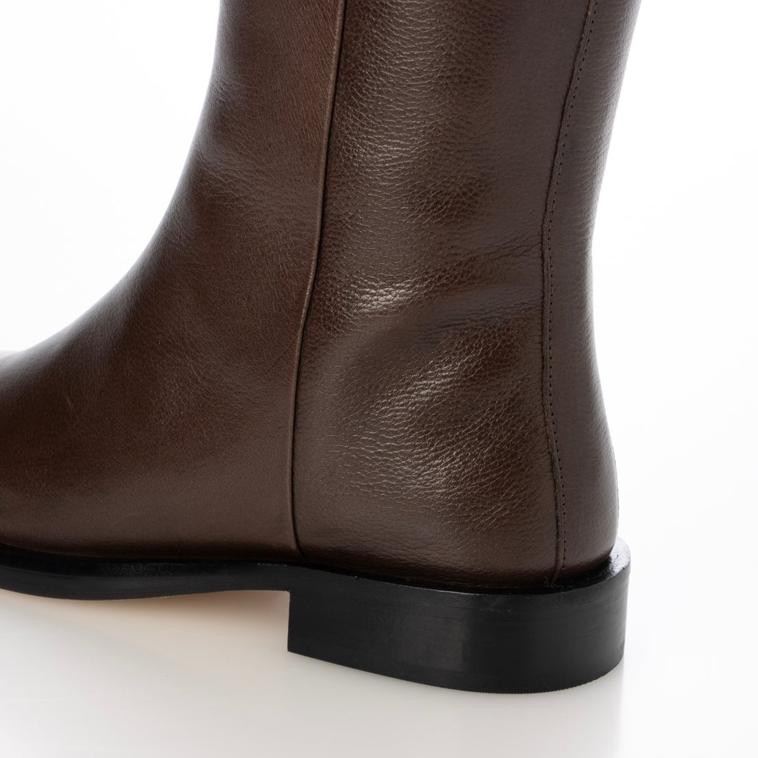 ジェイヴィエーエム JVAM ラウンドトウレザーロングブーツ （ブラウン