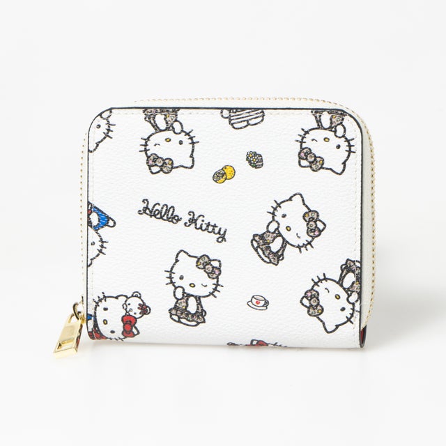 ニーナミュウ Ninamew キティ総柄折り財布 （WH） -ファッション通販