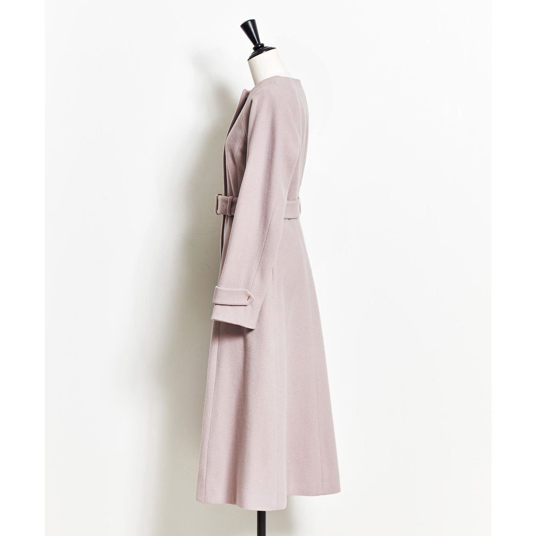 ノエラ NOELA ファートリム2WAYロングコート （ピンク） -靴