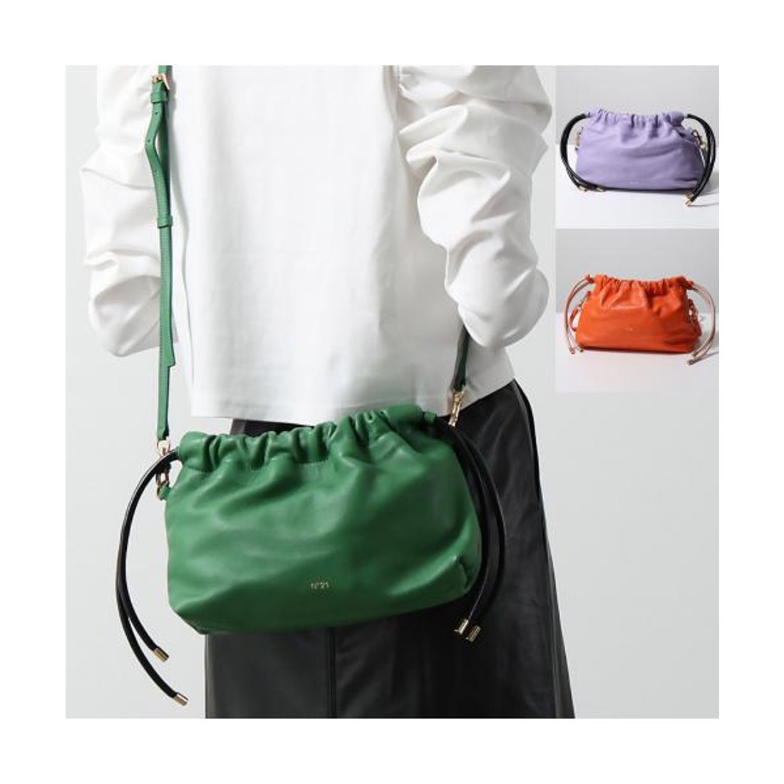 ヌメロ ヴェントゥーノ N21 N°21 ショルダーバッグ 901NP01 レザー