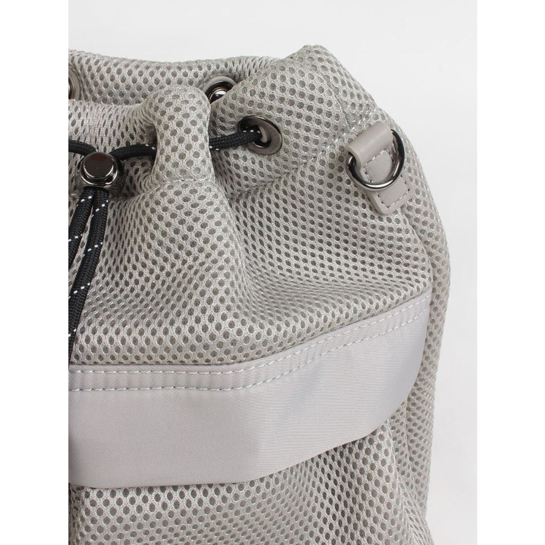 ヌエール nouer 2way巾着メッシュバッグ （ブラック） -靴