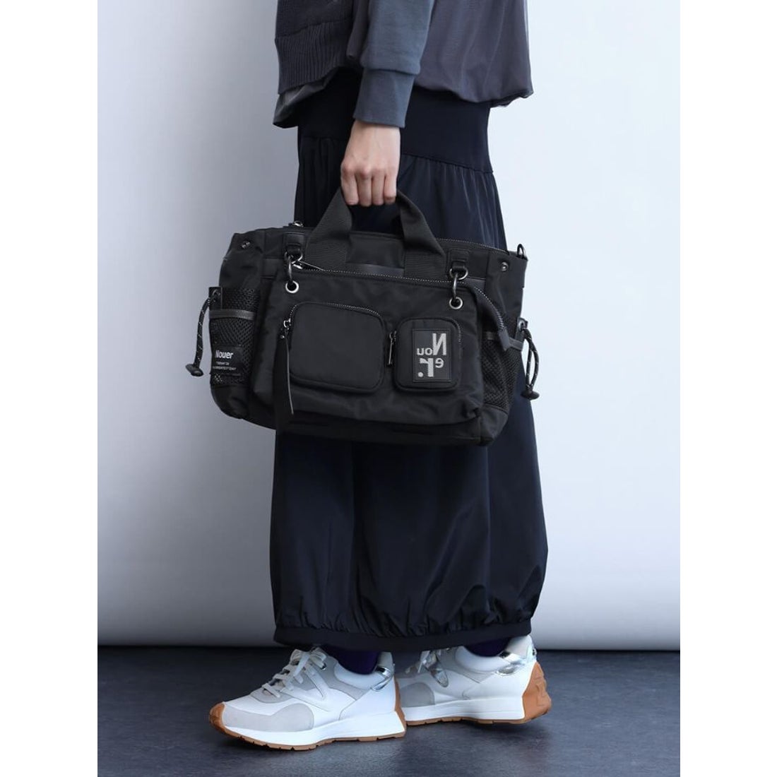 ヌエール nouer マルチウェイポケットデザインミニBAG （ブラック