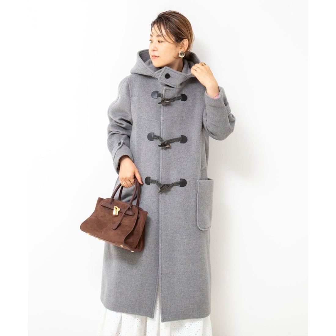 ノーリーズ NOLLEY'S NMPダッフルコート （ミディアムグレー