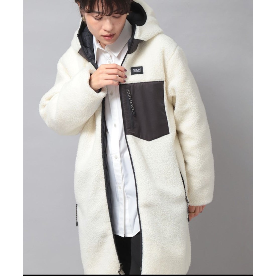 ノーリーズ NOLLEY'S 【WEB限定】＜TAION別注＞ボア×ダウンフード