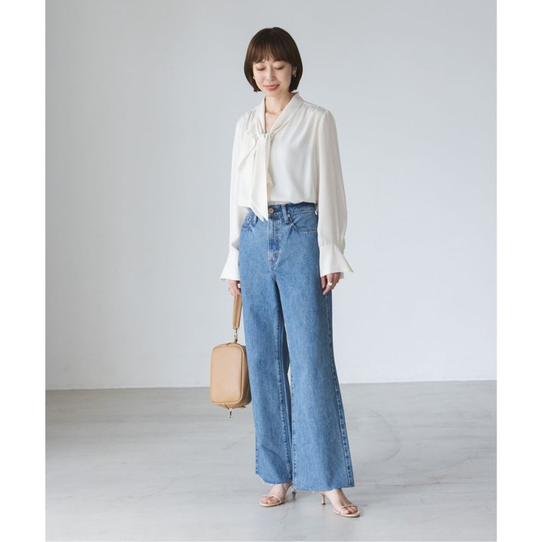 ノーブル NOBLE 《WEB限定追加》ロイヤルサテンボウタイブラウス 3