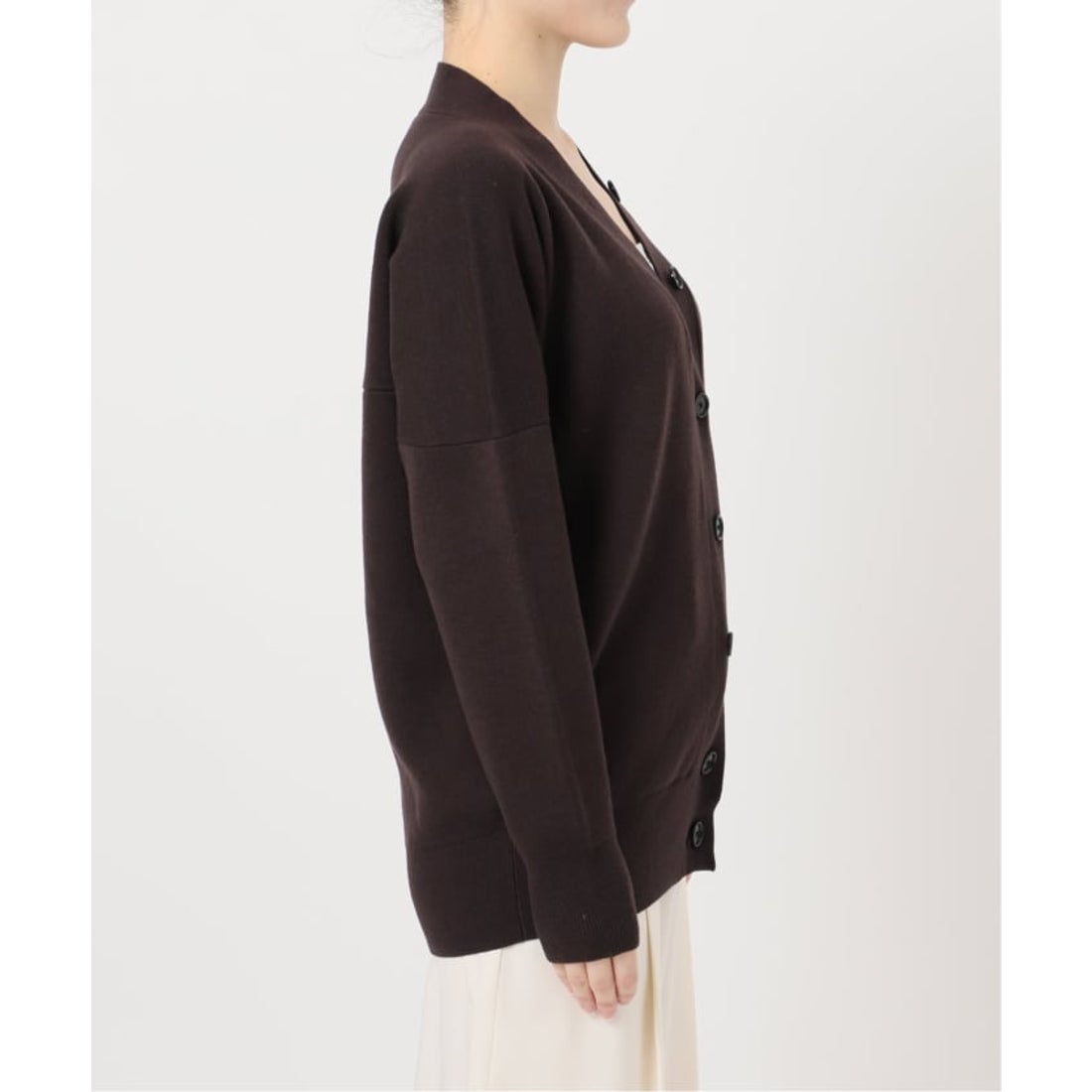 ノーブル NOBLE 《追加》Vネックドルマンカーディガン （ピンク A