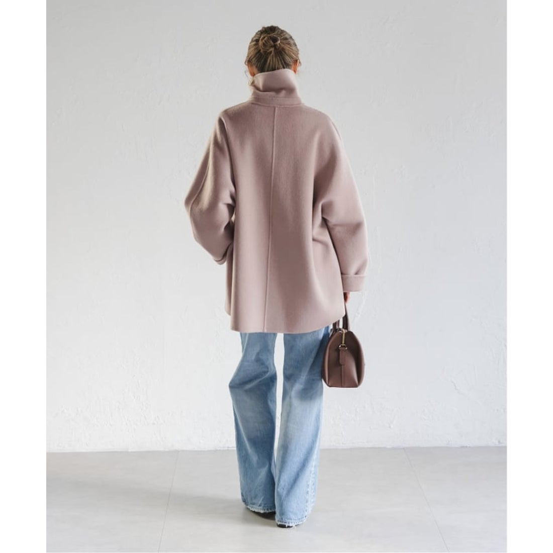 ノーブル NOBLE 《追加》キャメルミックスリバージップコート