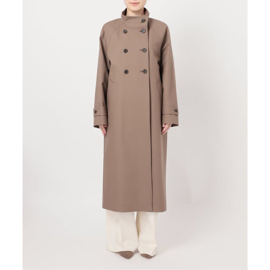 ノーブル NOBLE 《26SS先行予約》コットンダブルクロスハイネック