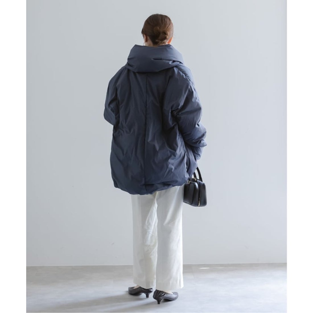 ノーブル NOBLE ショートダウンジャケット （ネイビー） -ファッション