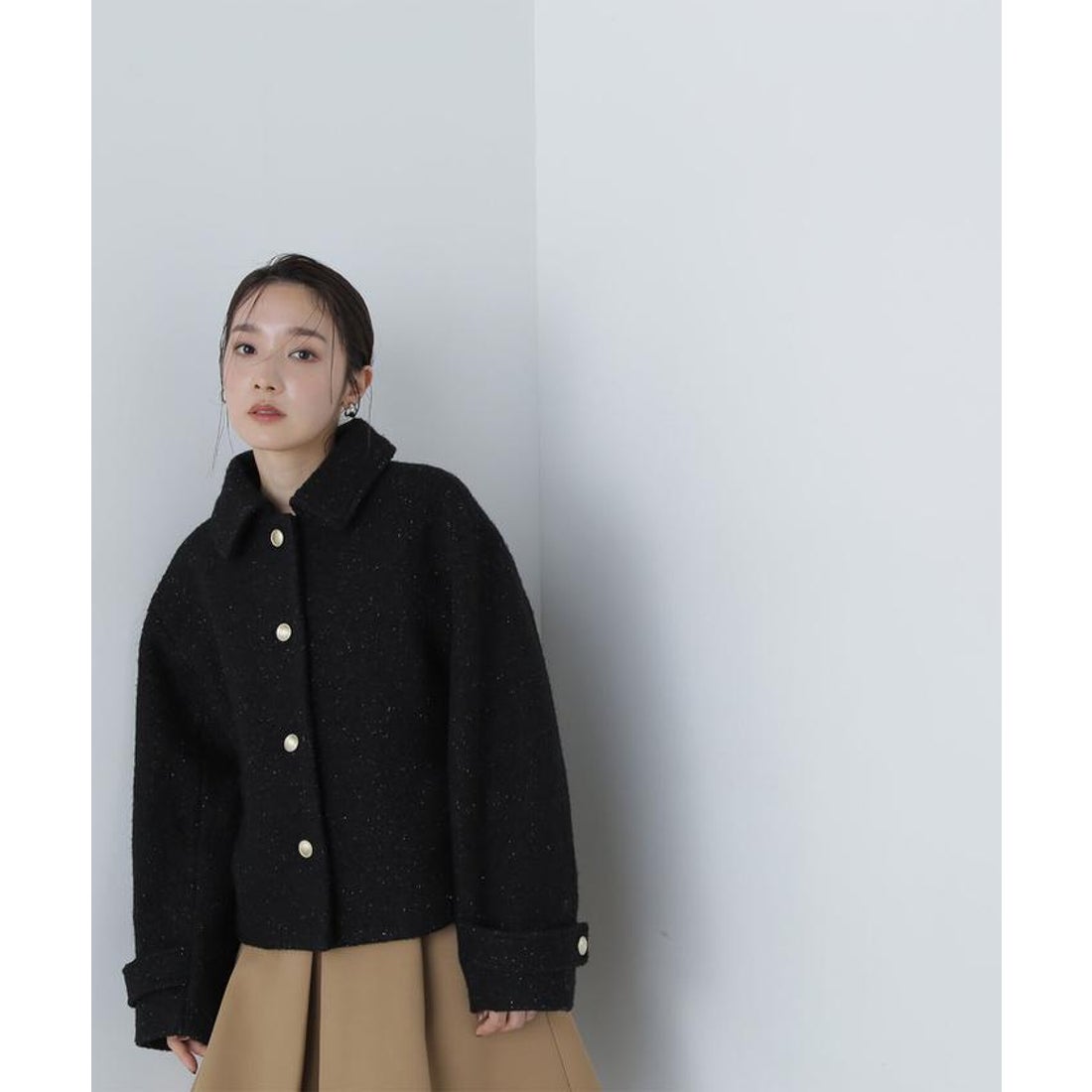 ナチュラルビューティーベーシック NATURAL BEAUTY BASIC 圧縮ツイード