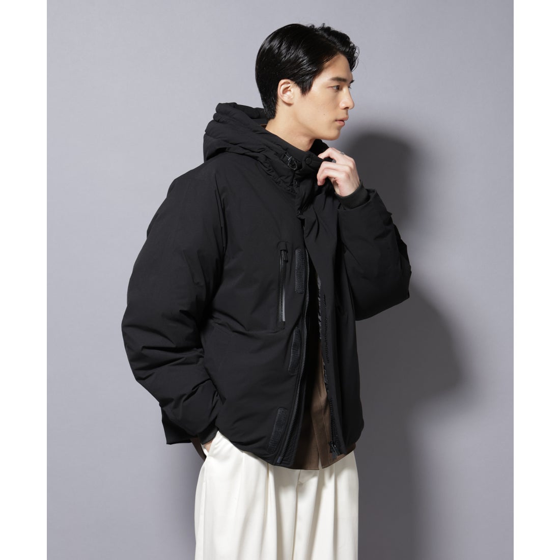 ナノ・ユニバース NANO universe 「西川ダウン（R）」SOLOTEXショート