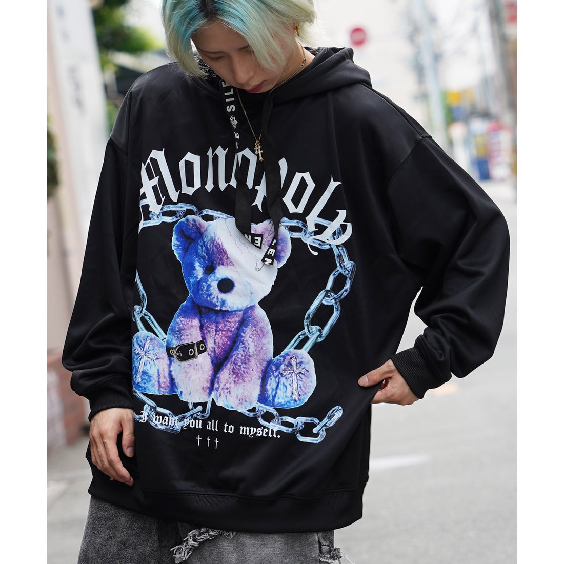 ワンフォークロージング 1111clothing オーバーサイズ パーカー メンズ