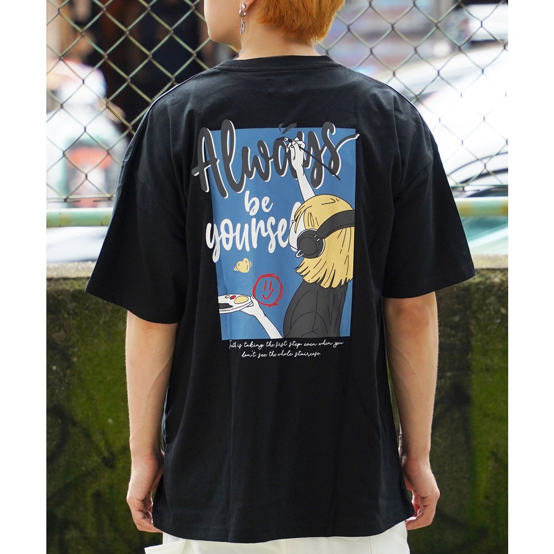 ワンフォークロージング 1111clothing バックプリント tシャツ メンズ