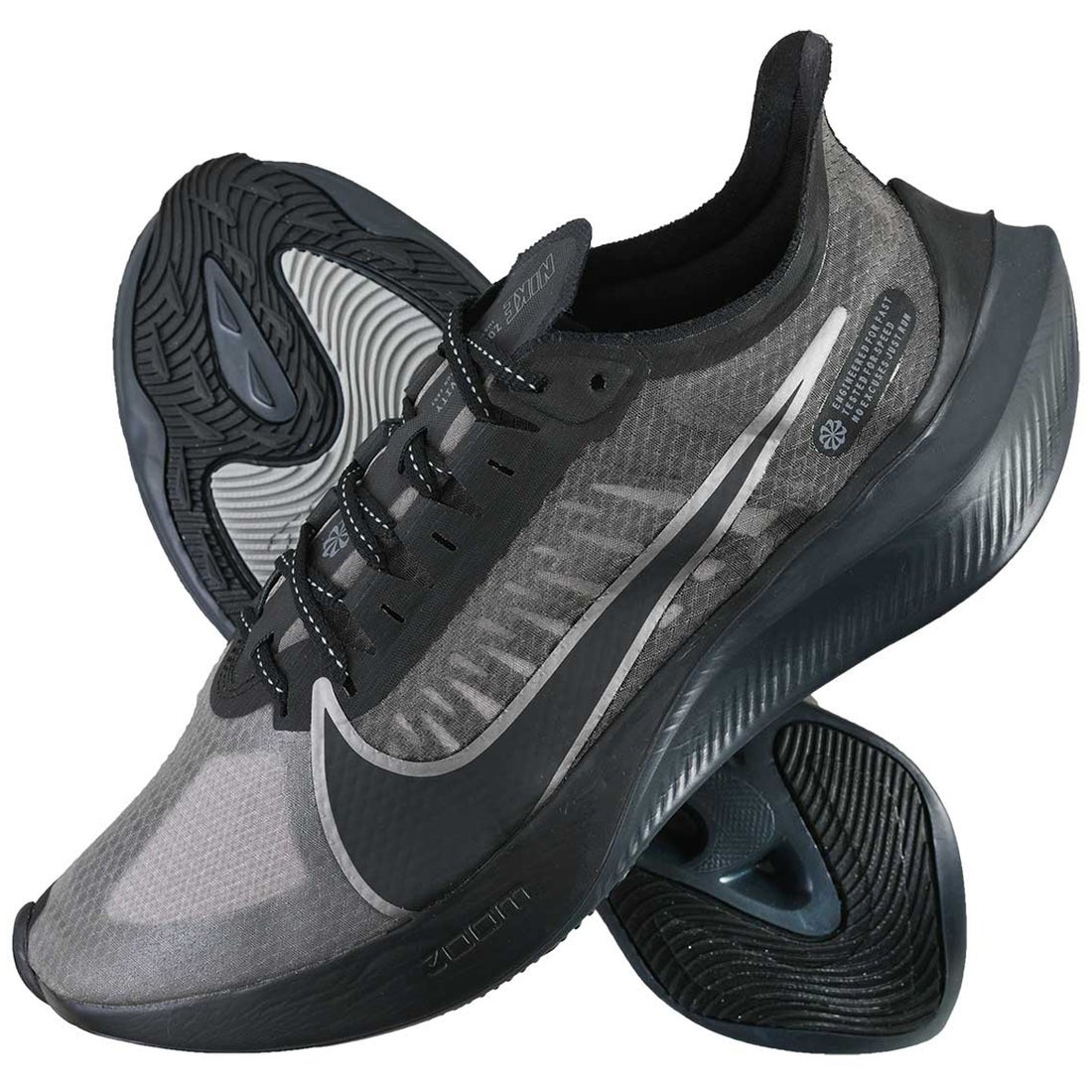 NIKE ナイキ ズーム グラビティ(ブラック×グレー) BQ3202 004 サッカー