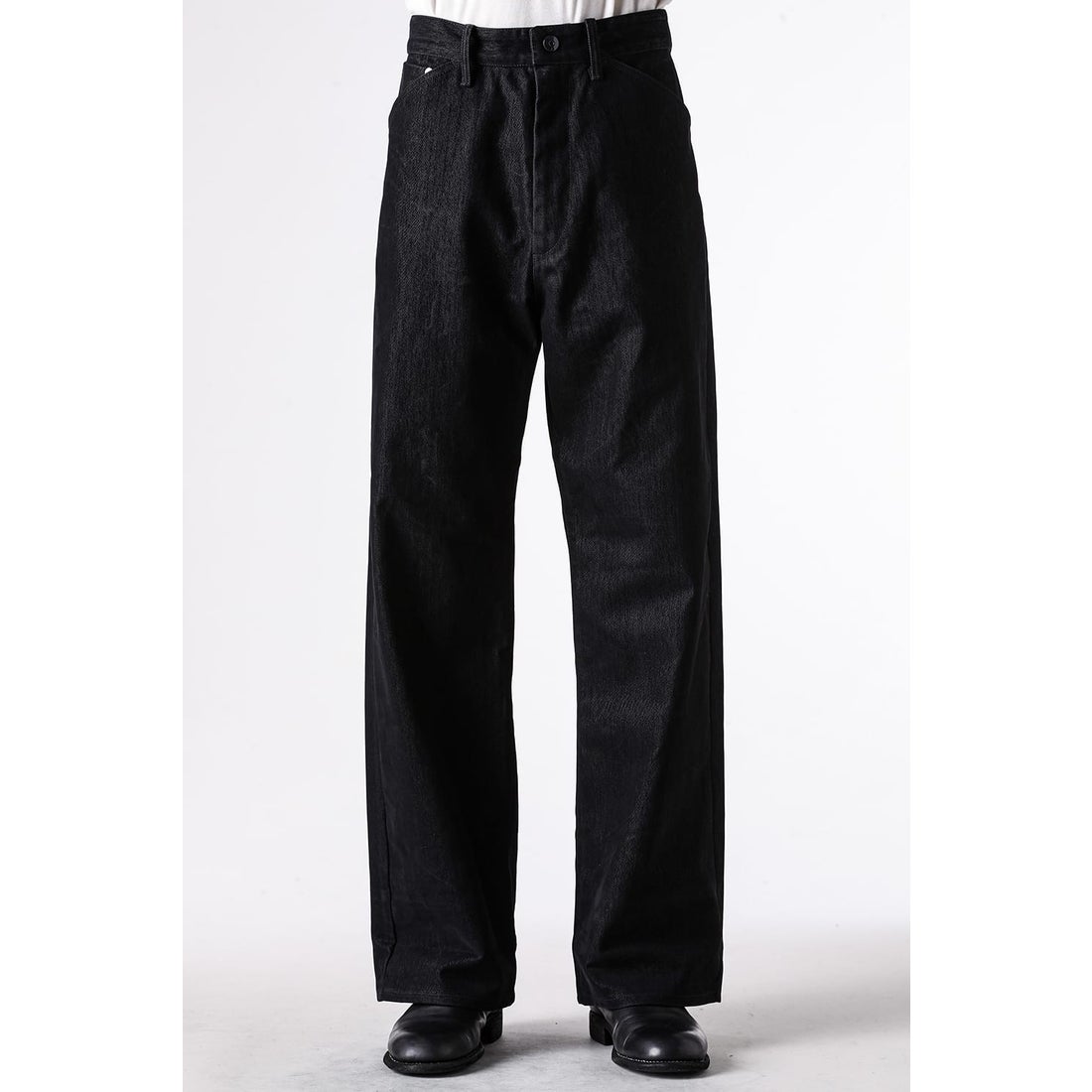 Omar Afridi 5 PKT TROUSERS （BLACK） - Osaka / Kyoto, Ship