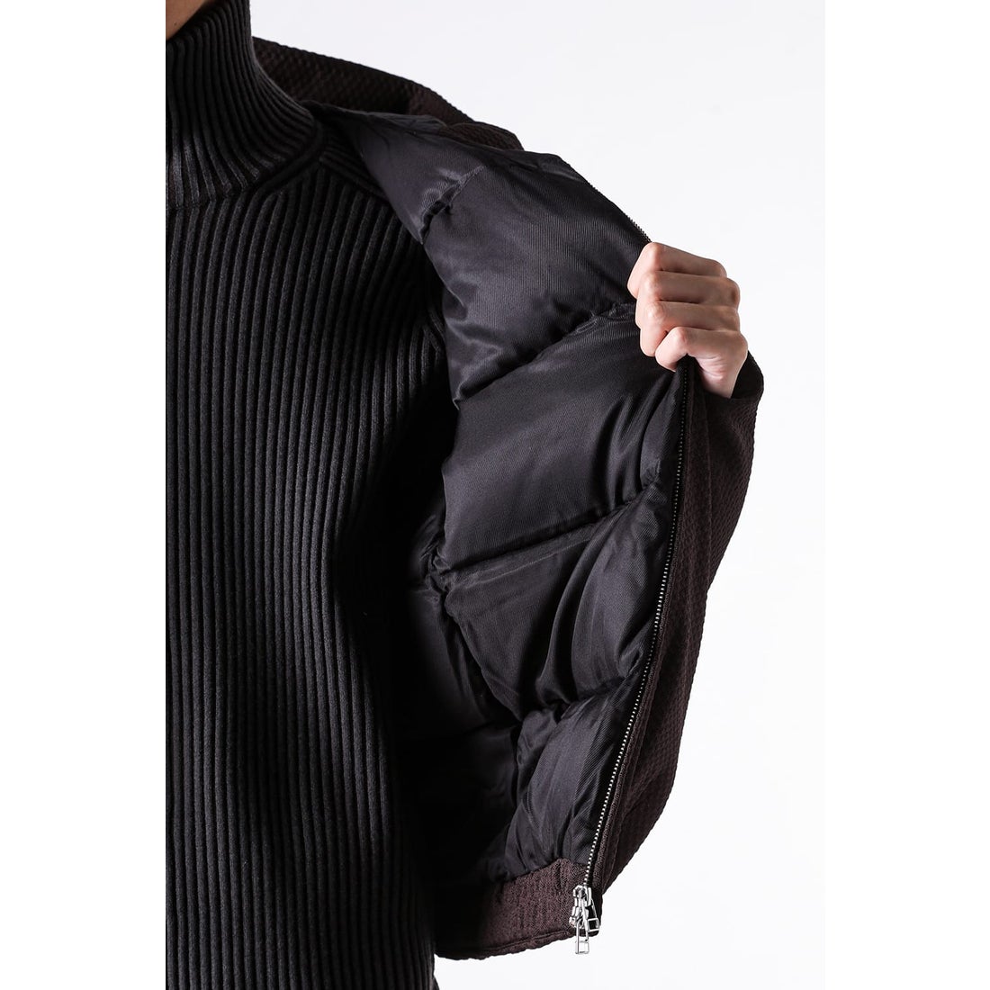 Omar Afridi PUFFER BUD PARKA （BURGUNDY） - Osaka / Kyoto, -FASCINATE